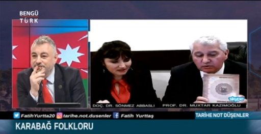 Türkiyə televiziyasında Qarabağ folkloru müzakirəsi
