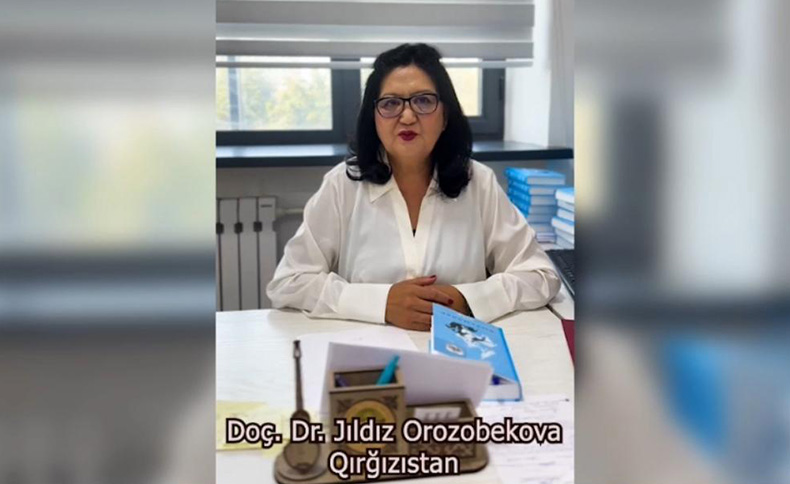 Doç. Dr. Jıldız Orozobekovadan VIII Beynəlxalq Elmi Simpoziuma xoş arzular