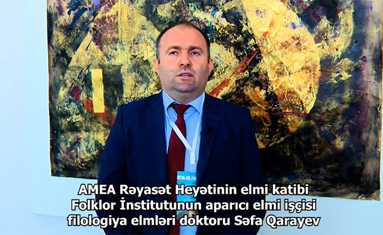 Səfa Qarayevin simpoziumla bağlı müsahibəsi