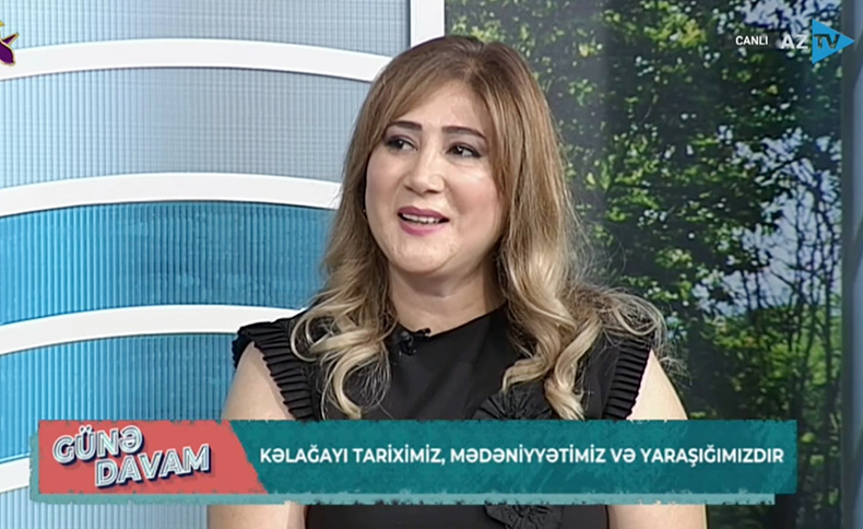 İlhamə Qəsəbova AzTV-nin “Günə davam” proqramının qonağı olub