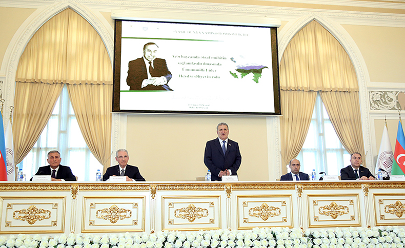 Scientific-practical conference on the theme “Role of National Leader Heydar Aliyev in improving the environment in Azerbaijan”, 
