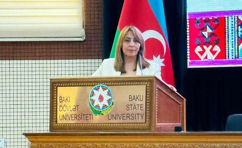 Folklor İnstitutunun əməkdaşı beynəlxalq konfransda Qərbi Azərbaycan folklorunun yeni araşdırma istiqamətləri mövzusunda çıxış edib