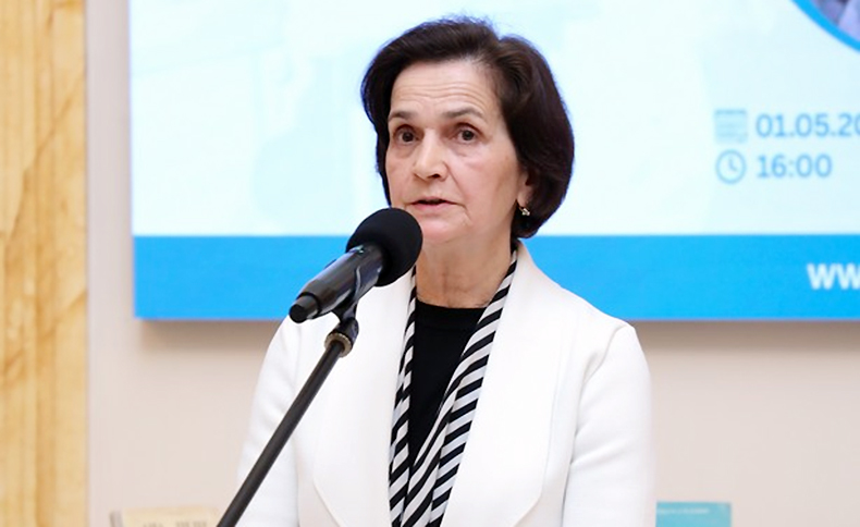 Folklor İnstitutunun əməkdaşı Əliyar Qarabağlının 125 illiyinə həsr olunan yubiley tədbirində çıxış edib