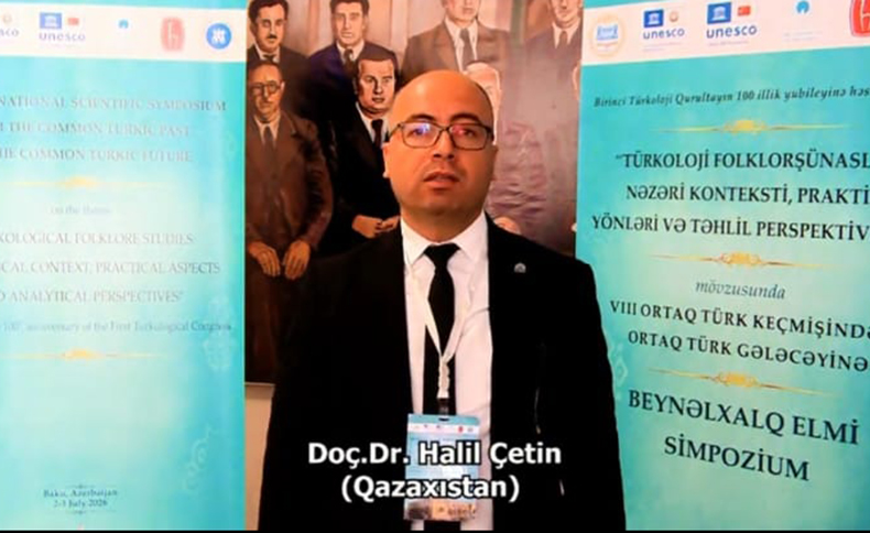 Dosent Halil Çetinin "Türkoloji folklorşünaslıq" simpoziumu ilə bağlı fikirləri